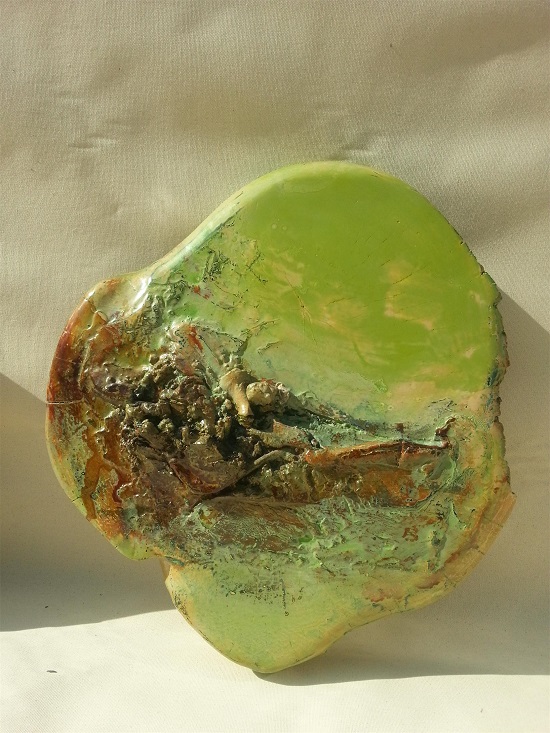 《源组画.3》直径60cm 综合材料 2015年 党保华.jpg